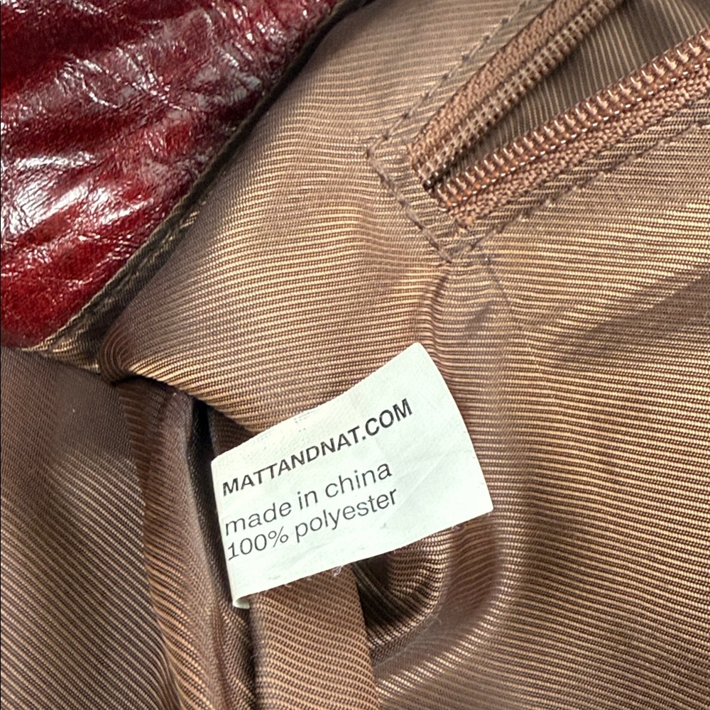 NWOT | Rare | Matt and Nat | Shoulder [handbag] Bag with keychain - Picture 11 of 16